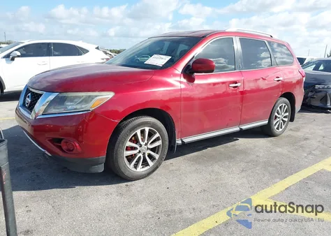 2013 Nissan Pathfinder Sv z USA, uszkodzony, nr VIN 5N1AR2MN5DC678688